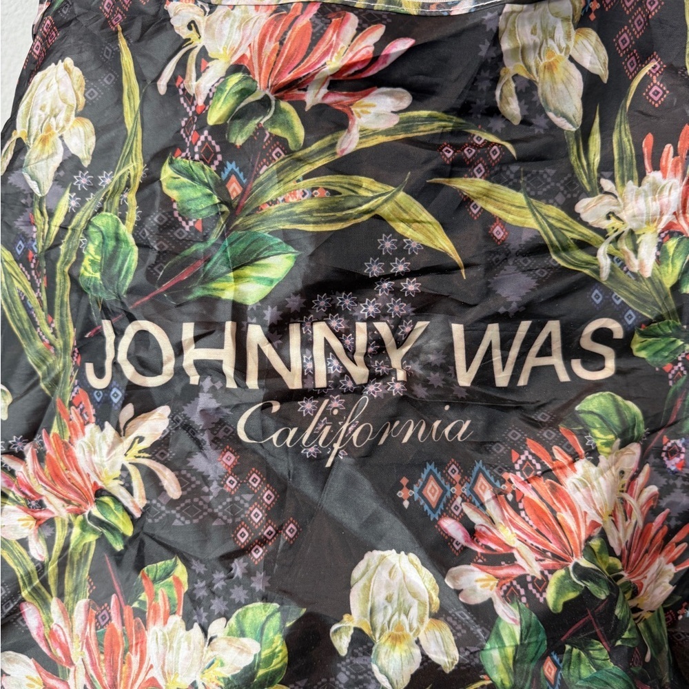 Johnny Was Black and Multicolor Floral Tote - Picture 2 of 5